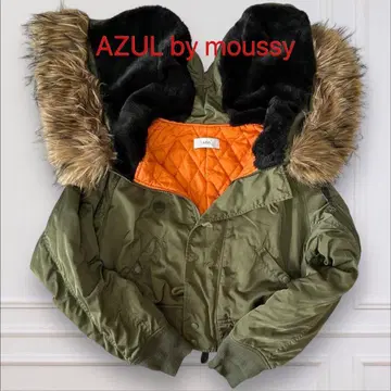 moussy MA-1 밀리터리 자켓 봄버 후드 y2k 퍼
