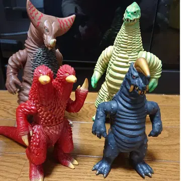 울트라 괴수 소프트 비닐 피규어 고모라 레드킹 킹 판돈 블랙