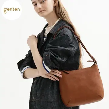 겐텐 genten 토스카 숄더백 천연 가죽 숄더