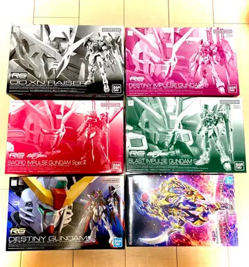 [ 미조립품 ] 건담 프라모델 RG 5종 묶음 판매