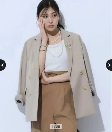 마이 스트라다 더블 버튼 테일러 자켓