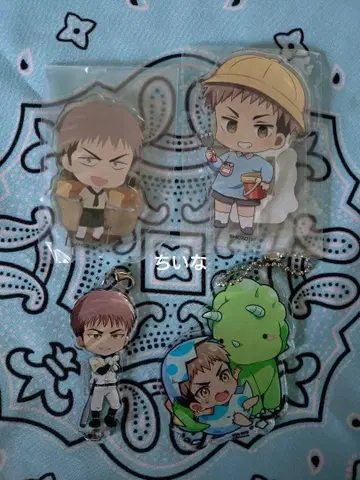 진격의 거인 후 와포니 프린세스 카페 소프트뱅크 갸오콜레 장 세트