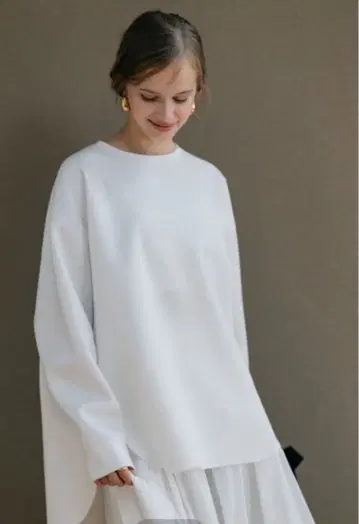 pois marshmallow pullover 화이트
