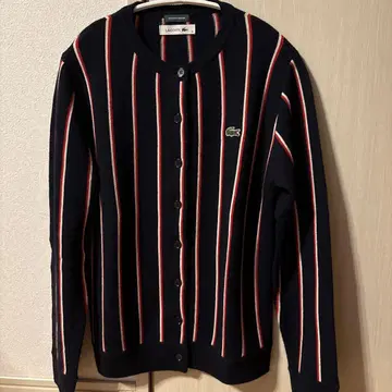 BEMS BOY 별주 LACOSTE 네이비 스트라이프 가디건