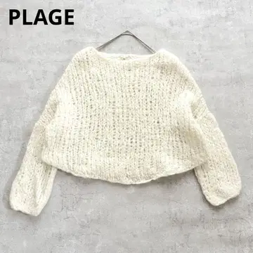 새상품급 PLAGE 플라주 HAND KNIT 점보 니트 23AW