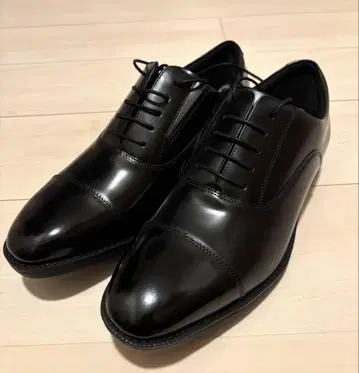 texcy luxe 블랙 가죽 신발 26.0cm TU-7045