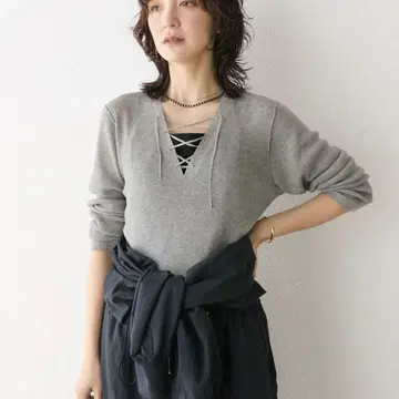 RIVE DROITE 레이스업 니트