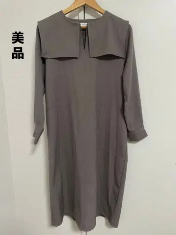 [ 새상품급 ] SHIPS any 울리쉬 플란넬 세일러 칼라 원피스