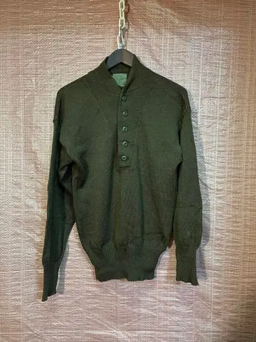 레어 XL 1980년대 밀리터리 스웨터 니트 VINTAGE 구제 의류