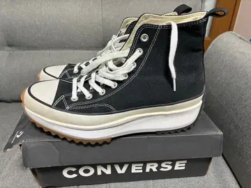 CONVERSE 블랙 하이컷 스니커즈