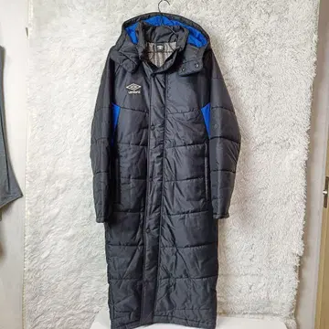 미사용품 umbro 벤치 코트 다운 자켓 롱