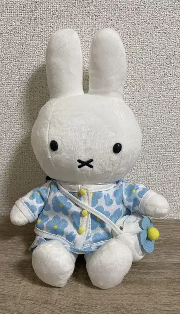 레트로 플라워 봉제 인형 미피