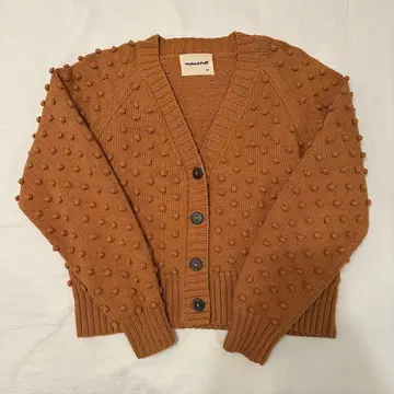 Misha&Puff Adult V-Neck Popcorn Cardigan