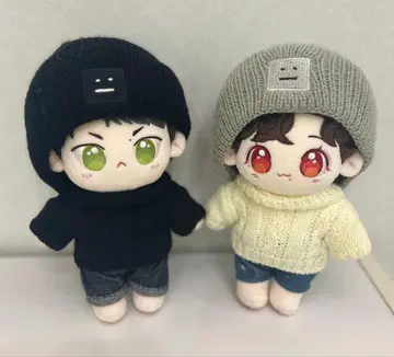 샤오잔  왕이보  20cm 봉제 인형 의류 세트