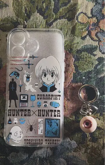 크라피카 iPhone 16 케이스 붉은 눈 키링