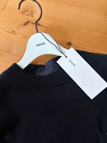 [새상품급] sacai 니트 절개 셔츠 사이즈 2