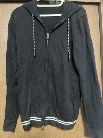 Armani Exchange 블랙 후드티 M