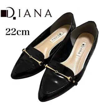 DIANA 블랙 스틸레토 22cm
