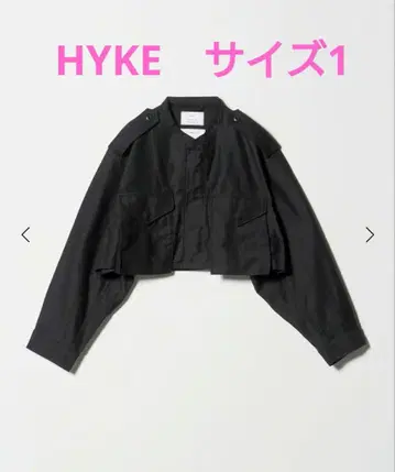 크롭 기장 블랙 밀리터리 자켓