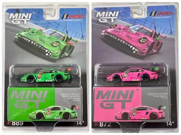 MINI GT 1/64 포르쉐 #80 ROXY & #77 REXY