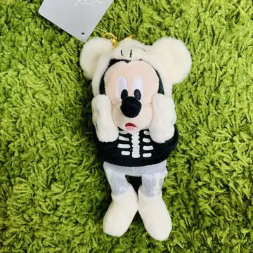 디즈니 스토어 할로윈 미키 봉제 인형 키체인