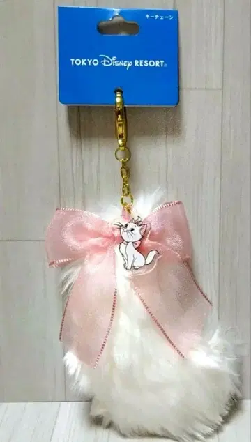 [ 미사용 새상품 ] 디즈니 리조트 마리 꼬리 키체인 키링