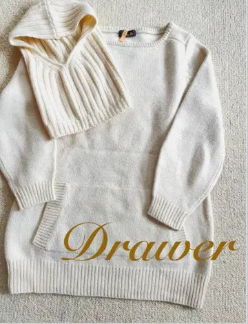 Drawer 드로어 발라클라바 롱 니트