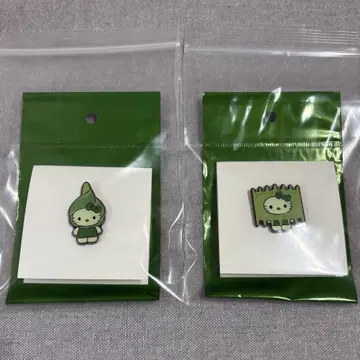만박 일본관 한정판 모 키티 시크릿 핀 배지