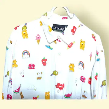 LAZY OAF 컬러풀 프린트 긴팔 셔츠