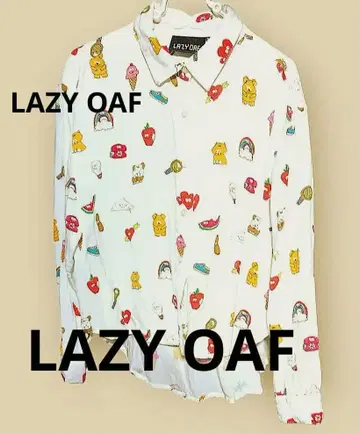 LAZY OAF 컬러풀 프린트 긴팔 셔츠