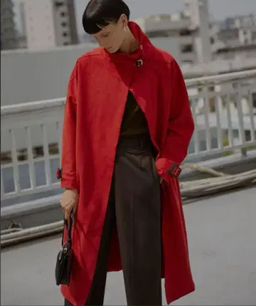 새상품급 Ameri vintage 아메리빈티지 랩 칼라 코트