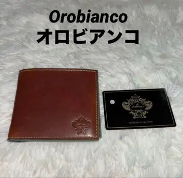 [ 새상품 ] Orobianco 오로비안코, 접이식 지갑, 브라운