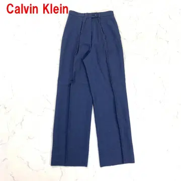 A6954 캘빈클라인 캐주얼 팬츠 울 린넨 네이비 90-63