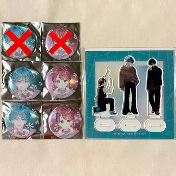 얼굴만으로는 좋아할 수 없어 아크릴 스탠드 오로라 캔뱃지 하나토유메 페어