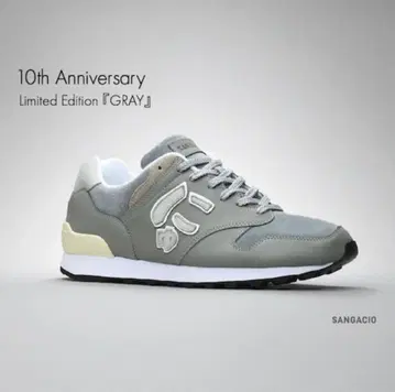 뉴~즈 [ GRAY ] 10주년 한정판 모델 스니커즈 [ 22.5cm ]