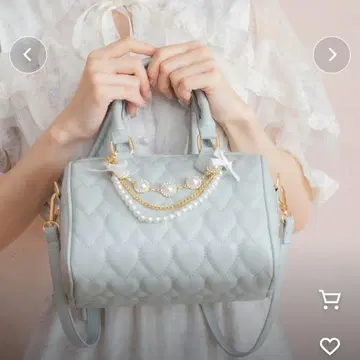 ROJITA 하트 퀼팅 체인 BAG