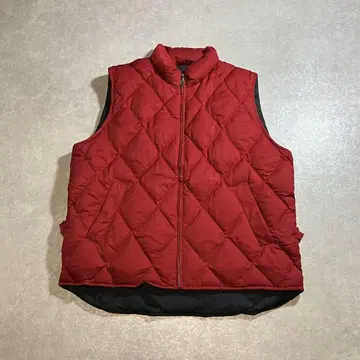 Eddie Bauer 구스 다운 레드 다운 베스트 에디 바우어