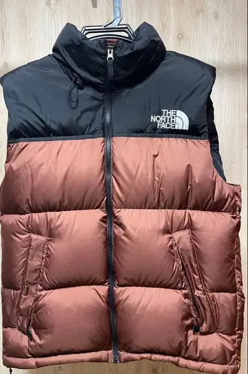 THE NORTH FACE 다운 베스트 M 사이즈 블랙/브라운
