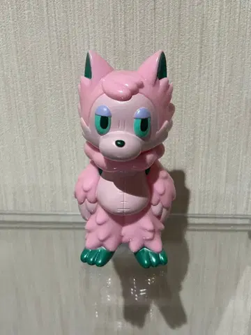 오오카미군 버블검 핑크 소프트 비닐 아라이 키리코 헤더 있음