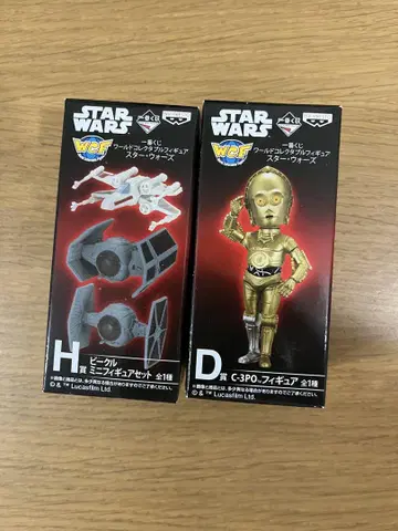 STAR WARS WCF 피규어 C-3PO & TIE Fighter