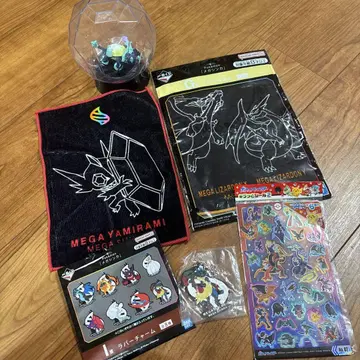 1번 복권 포켓몬 잡화 묶음 판매 리자몽 메가진화 야밀라미