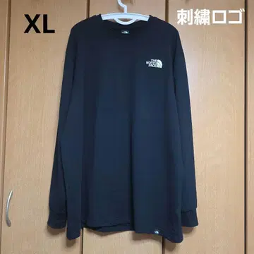 THE NORTH FACE 자수 로고 긴팔 티셔츠