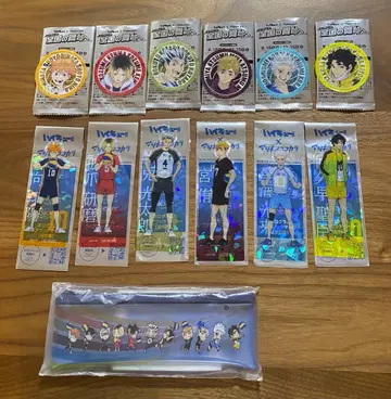 하이큐 칫솔 파우치 & 클리어 스티커 & 클리어 북마커