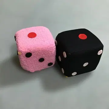 쇼와 레트로 팬시 봉제 인형 주사위