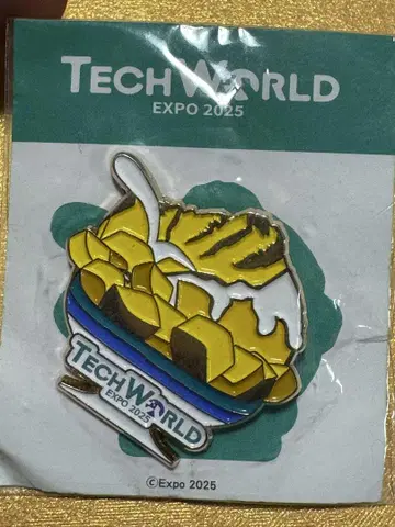 Tech World Expo 2025 핀 배지