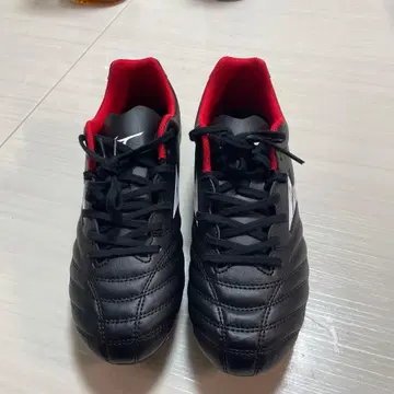 미즈노 축구화 25.0cm 블랙/레드