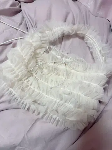 SNIDEL HOME 스나이델홈 튤백 아이보리 미사용 새상품