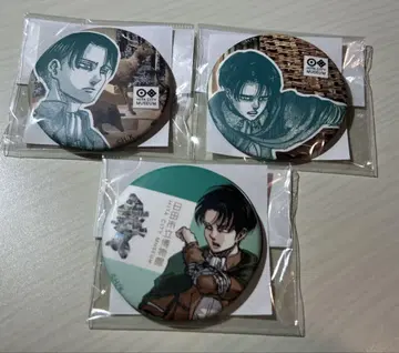 리바이 아커만 진격의 히타 캔 배지 3개 진격의 거인