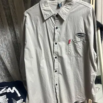 Lookin' B 반팔 셔츠 XL 그레이