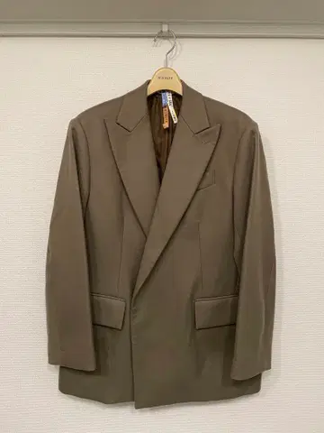 Auralee light melton jacket slacks 18aw